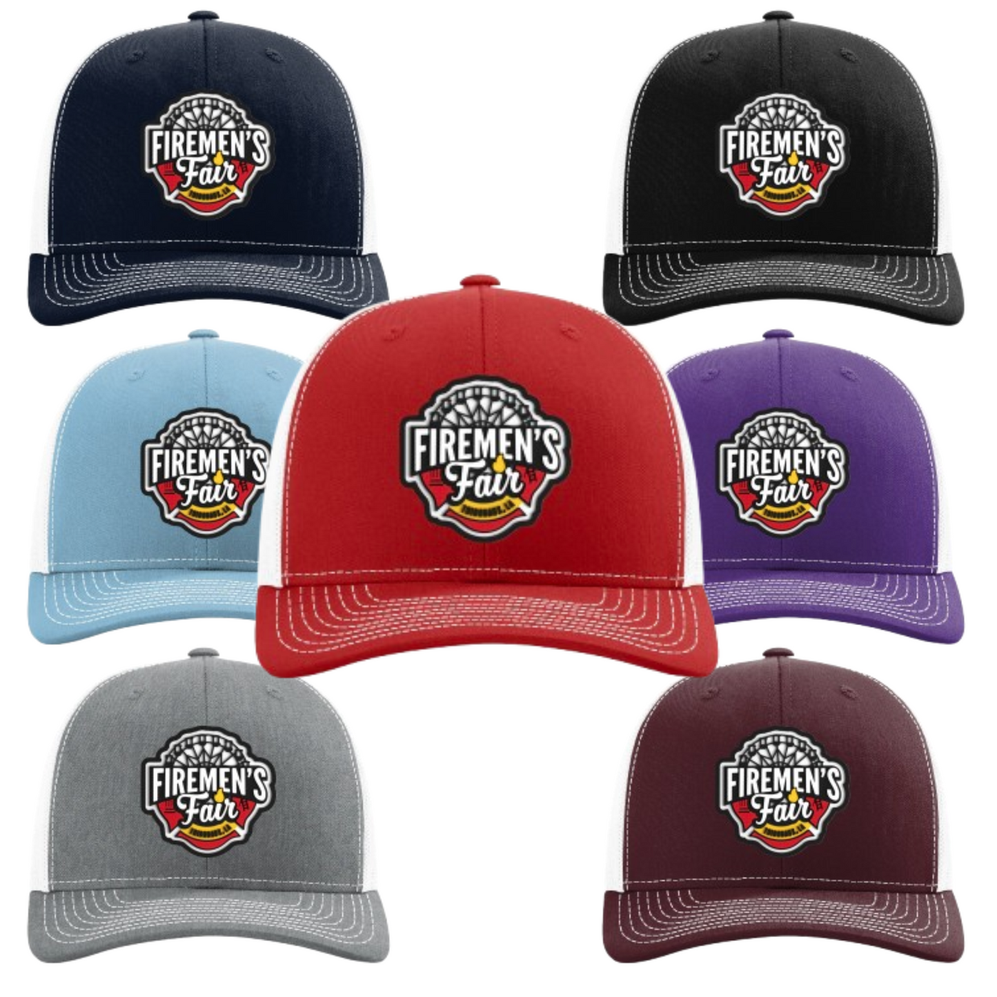 Firemen's Fair PVC Patch Trucker Hat