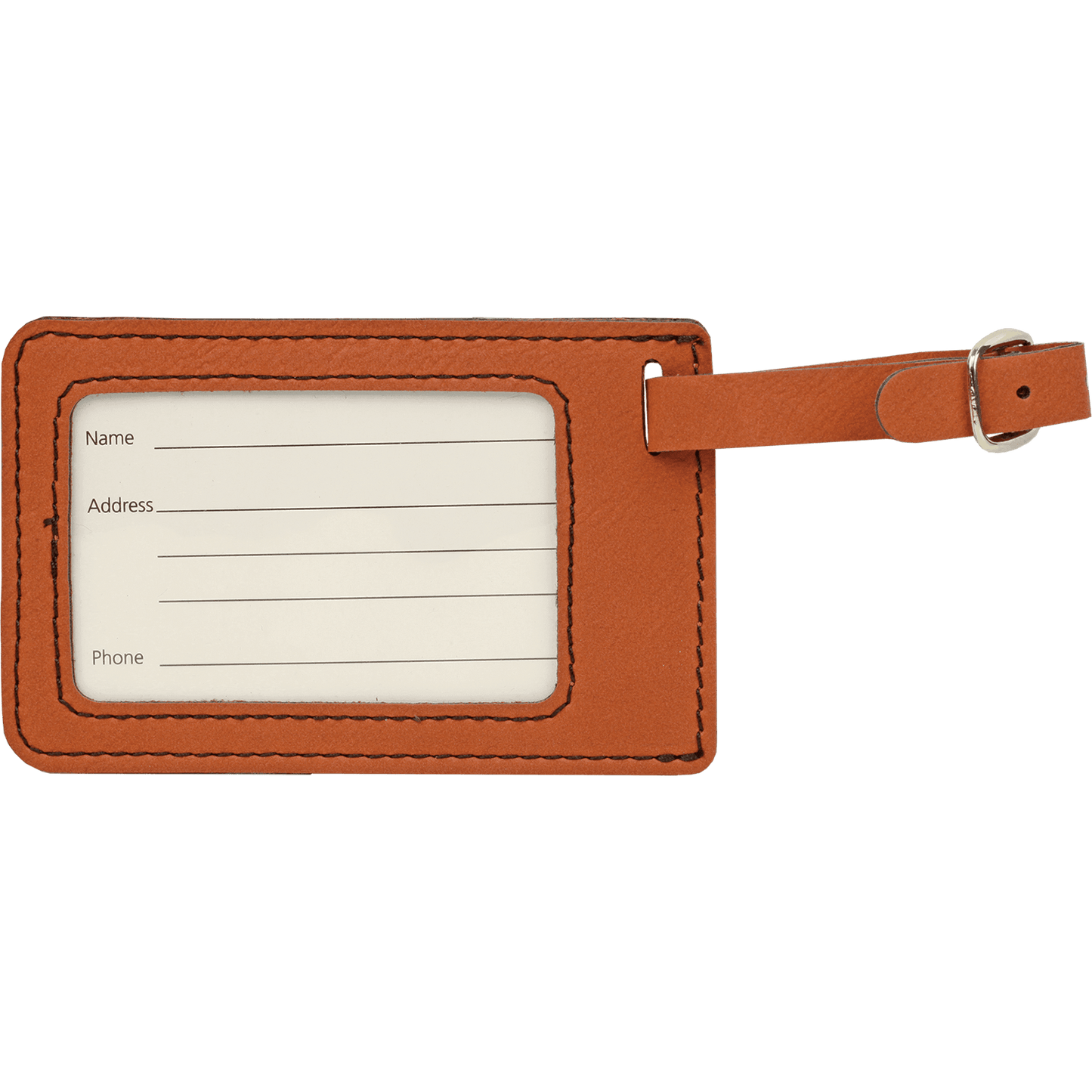 Customizable Luggage Tag With Monogram