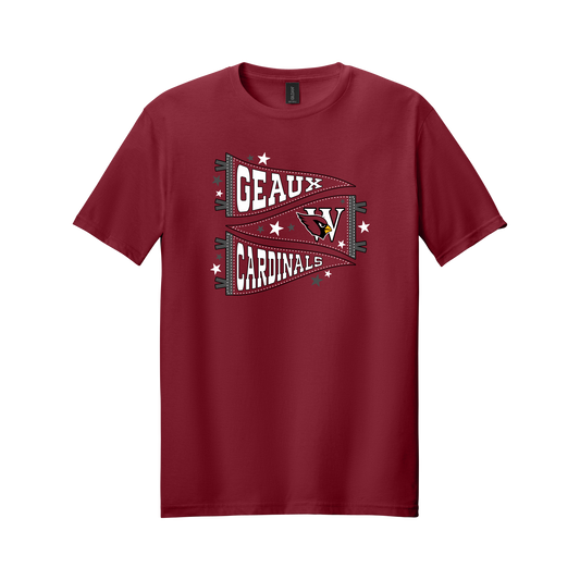 Geaux Cardinals Pennant Flags T-Shirt