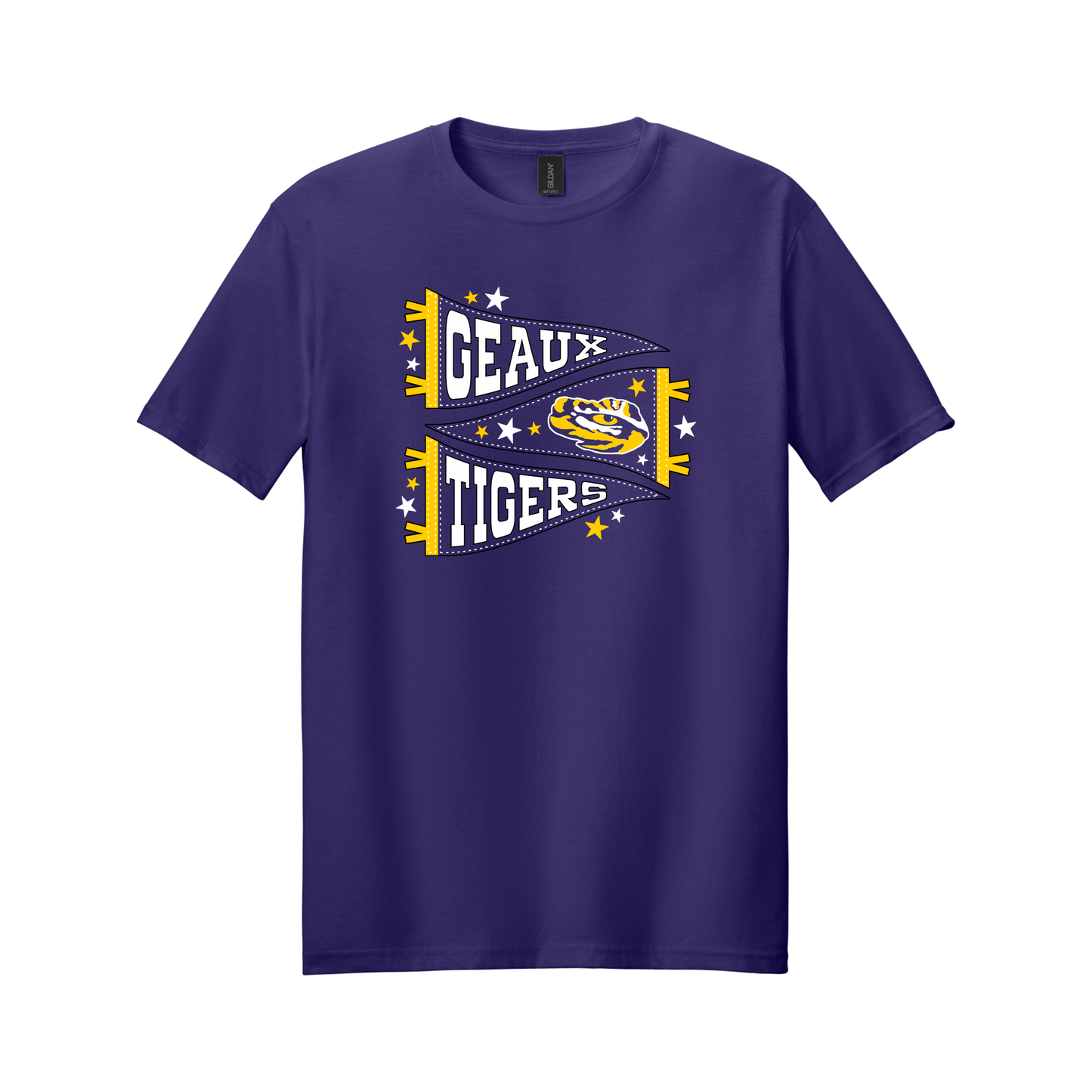 Geaux Tigers Pennant Flags T-Shirt
