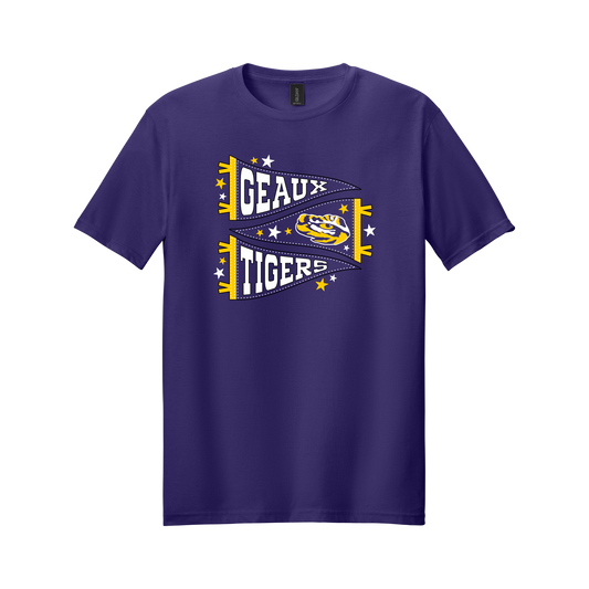 Geaux Tigers Pennant Flags T-Shirt