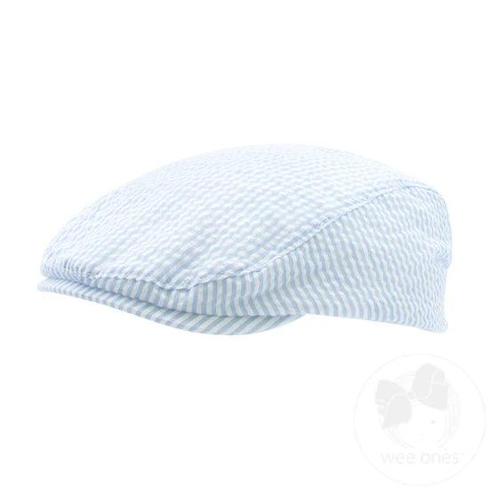 Boys Seersucker Driver Hat