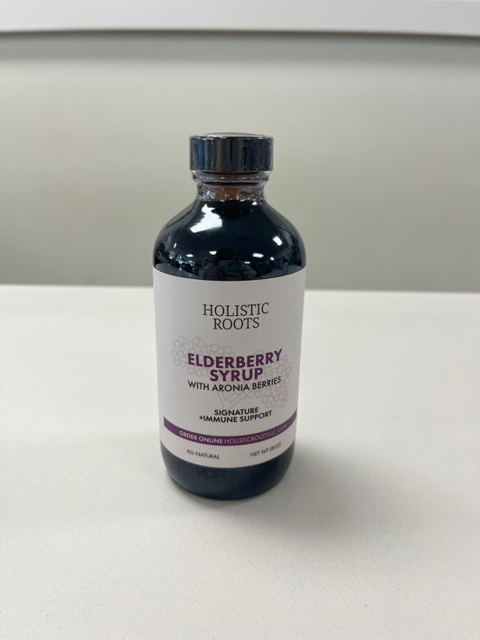 Elderberry Syrup (with Aronia Berries)