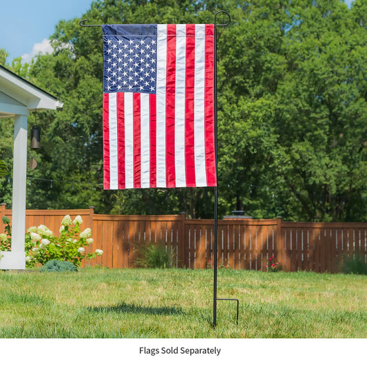 Deluxe Iron House Flag Stand