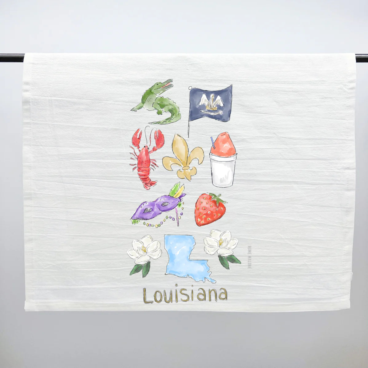 Louisiana Icons Tea Towel