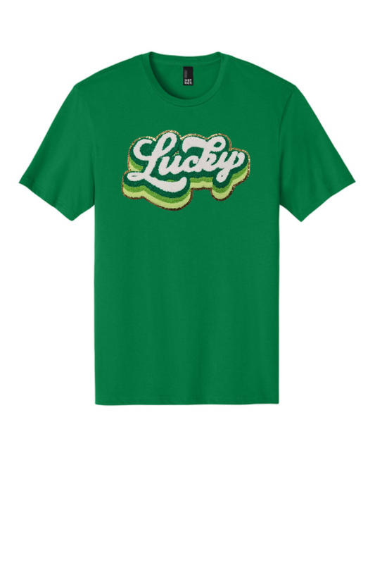 Chenile Lucky Patch Cotton Tee