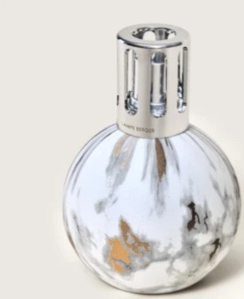 Marble White Boule Lamp