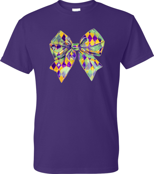 Mardi Gras Bow T-Shirt