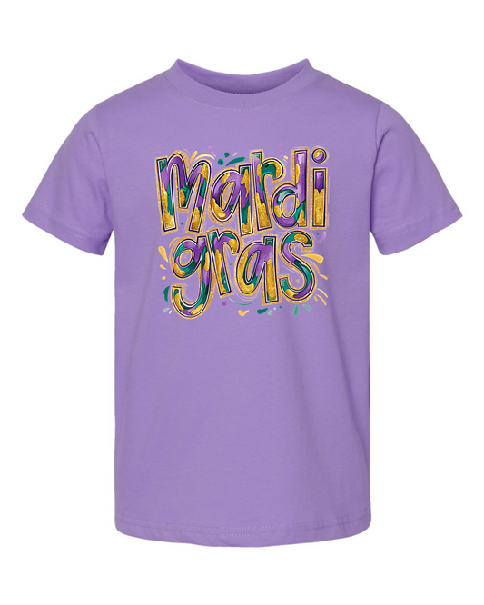 Mardi Gras Glitter T-Shirt