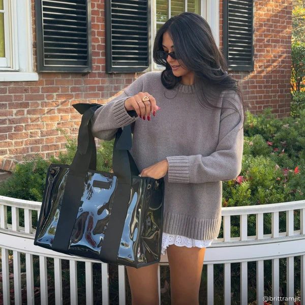 Case-Mate Midnight Bow Jelly Tote