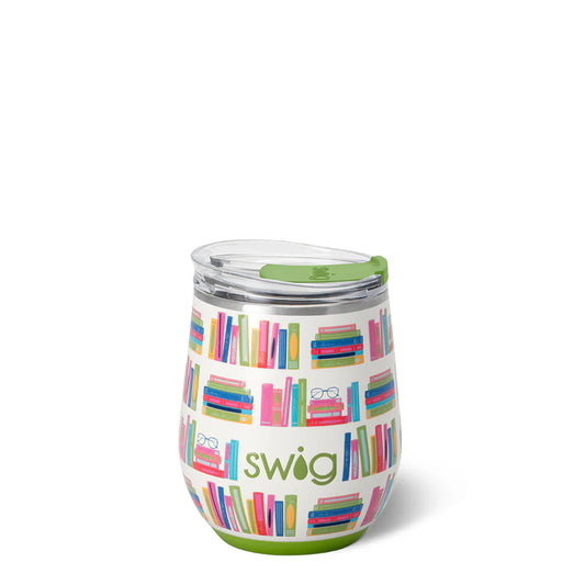 Book Club Stemless Wine Cup 12oz