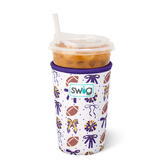 Swig Cup Coolie Purple & Yellow (Medium)