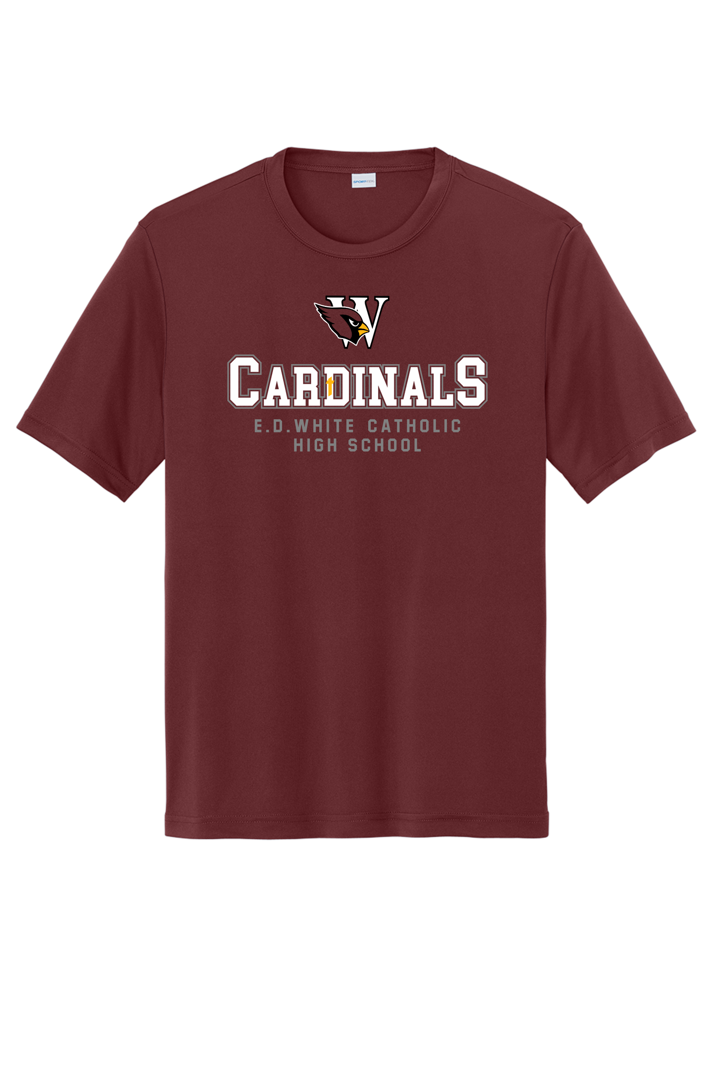 E. D. White Sport-Tek Dri fit Tee Style I