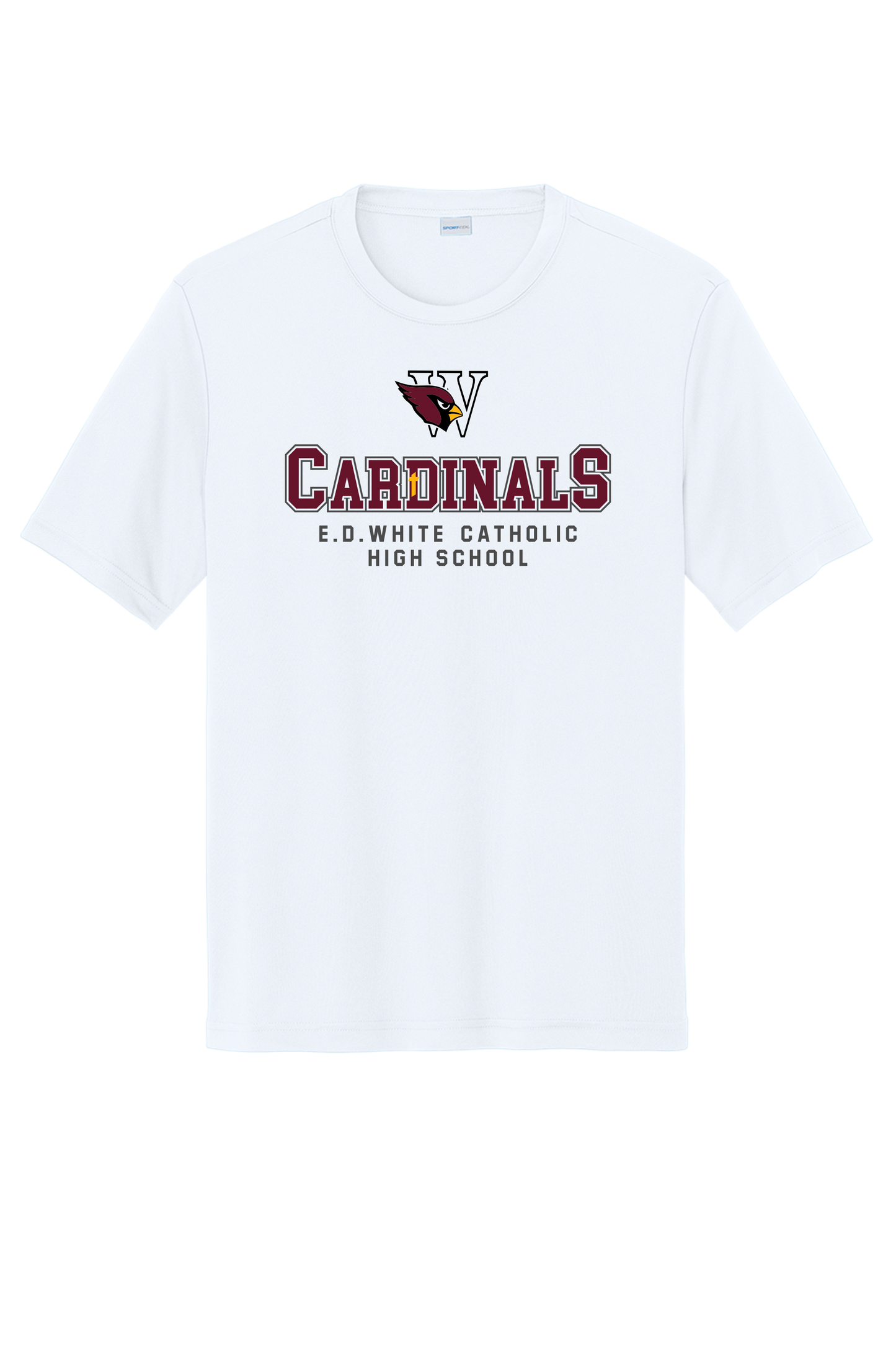 E. D. White Sport-Tek Dri fit Tee Style I