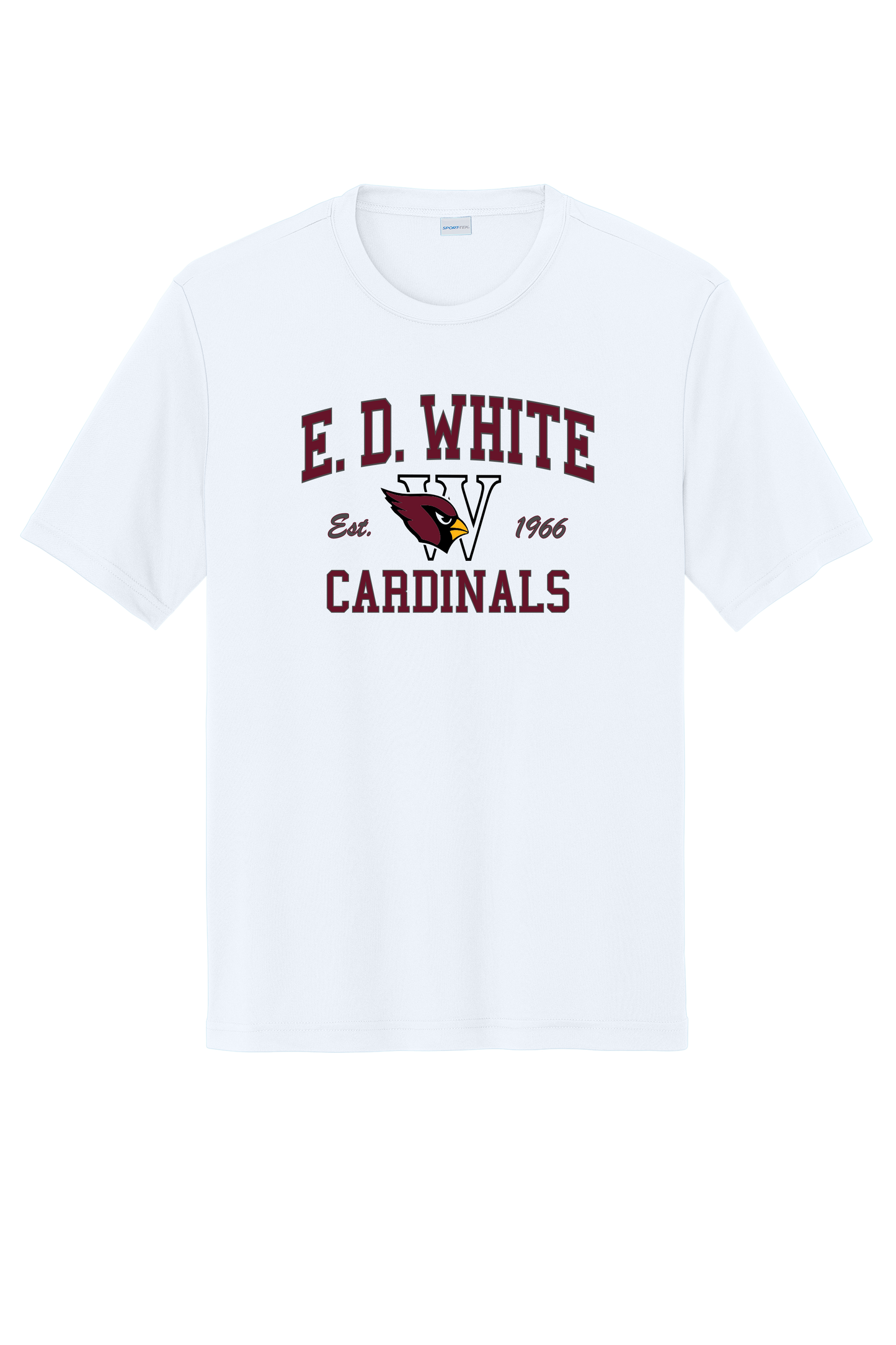 E. D. White Sport-Tek Dri fit Tee Style J