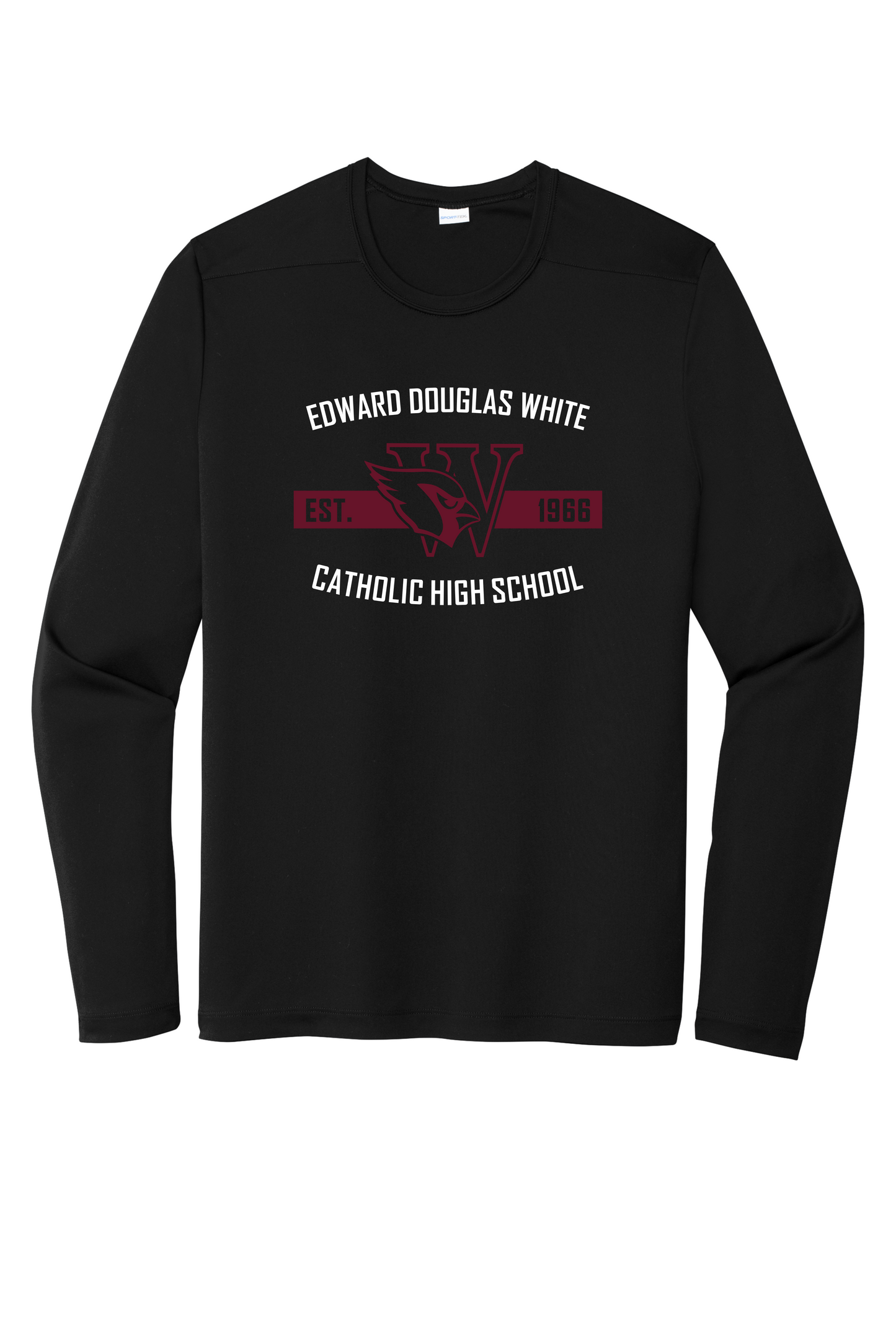 E. D. White Sport-Tek Dri fit Long Sleeve Tee Style G