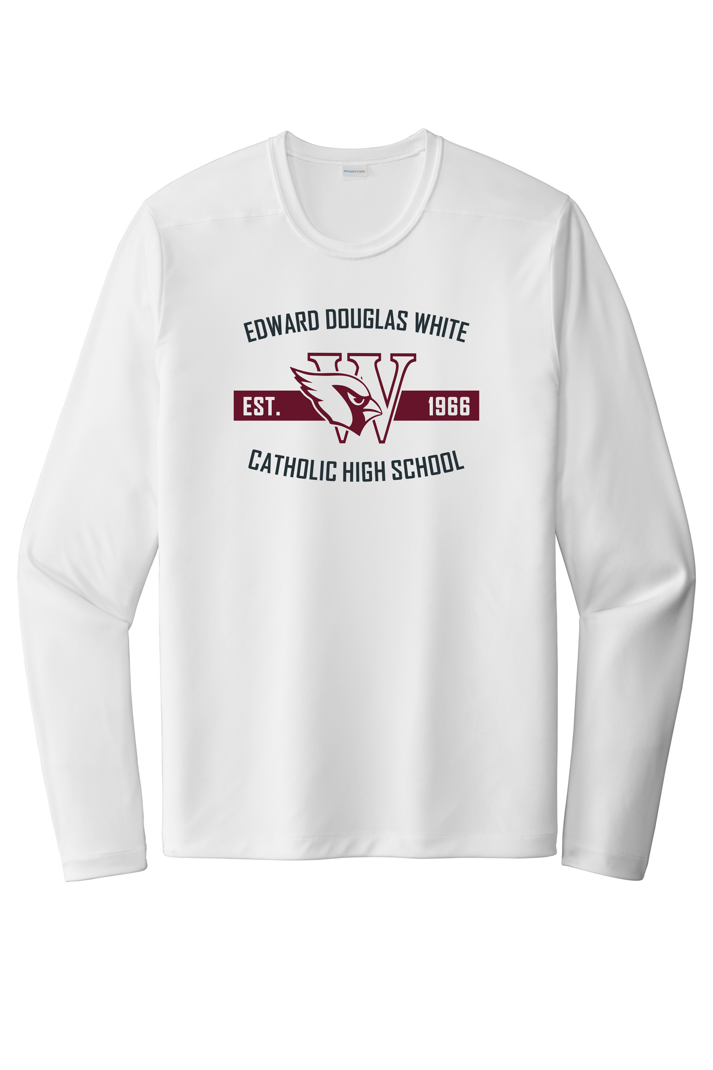 E. D. White Sport-Tek Dri fit Long Sleeve Tee Style G