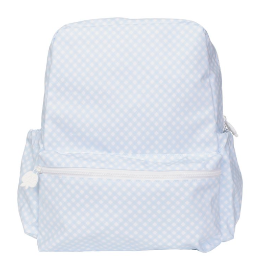 Blue Gingham Backpack