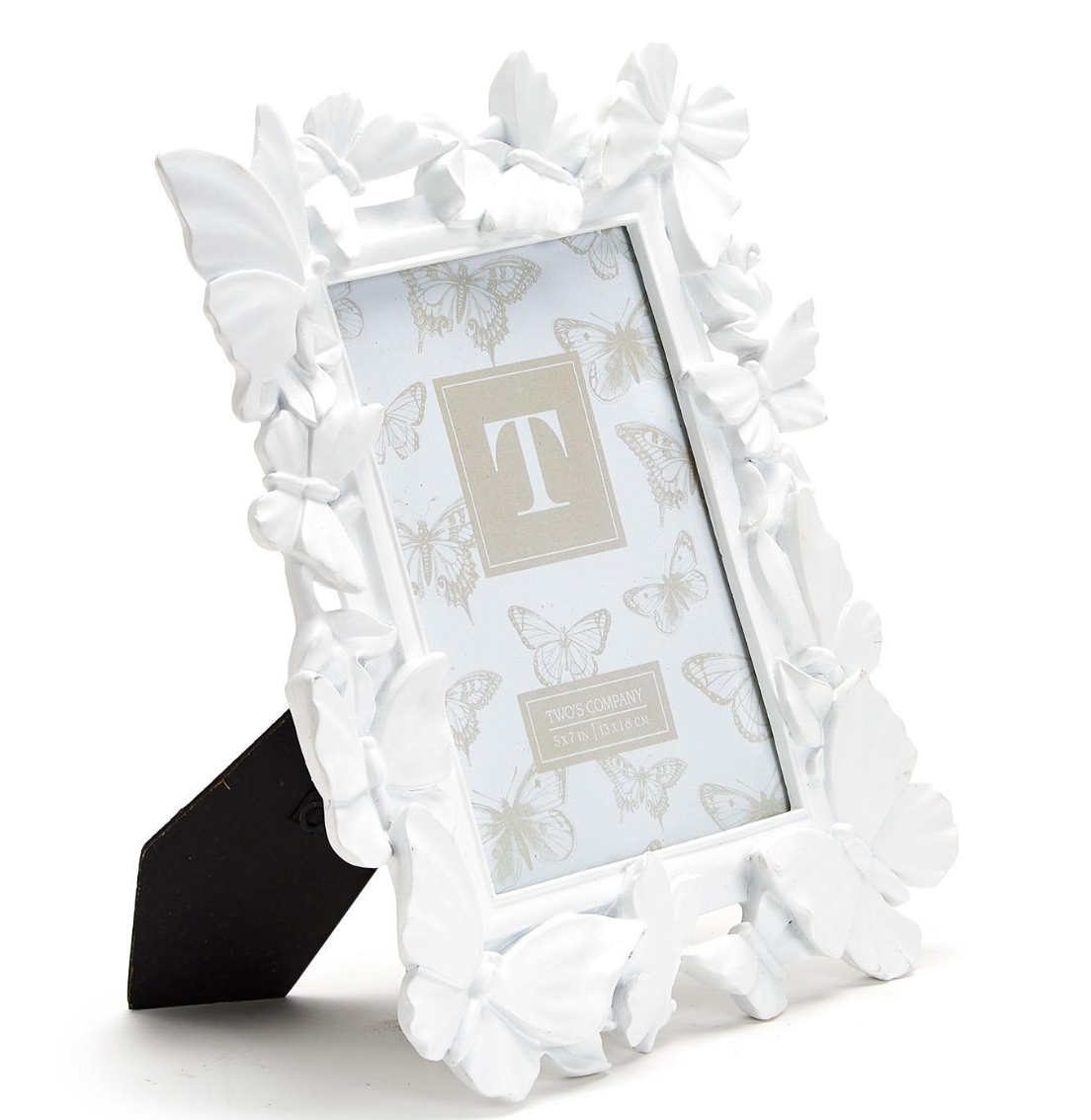 White Butterfly Picture Frame
