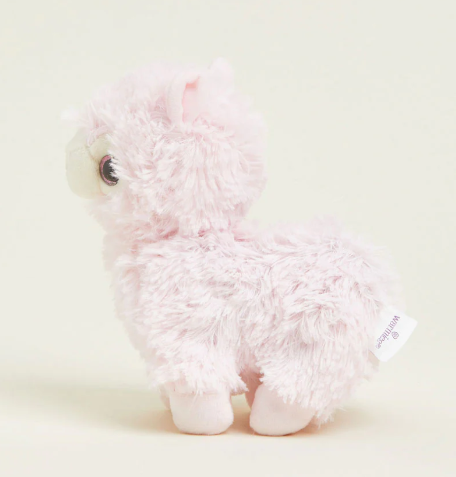 Pink Llama Warmies Junior