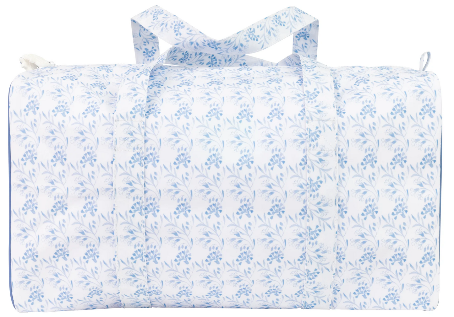 Navy Floral Duffle Bag