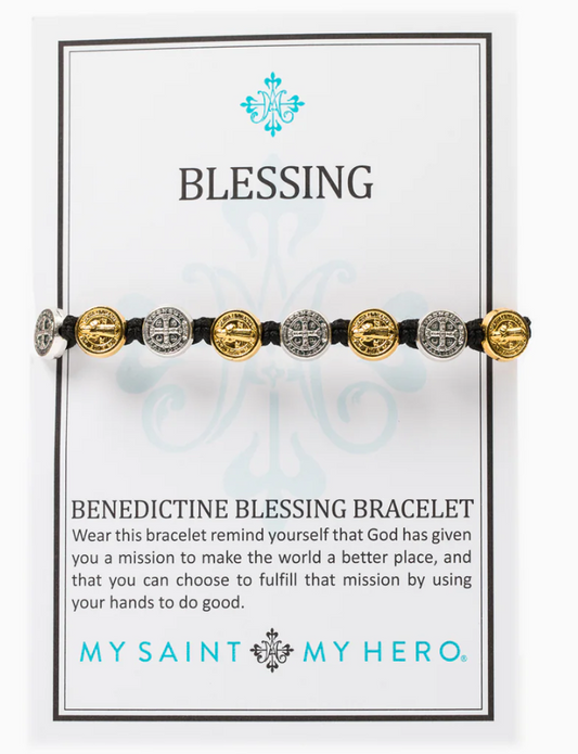 Benedictine Blessing Bracelet-Mixed Metals