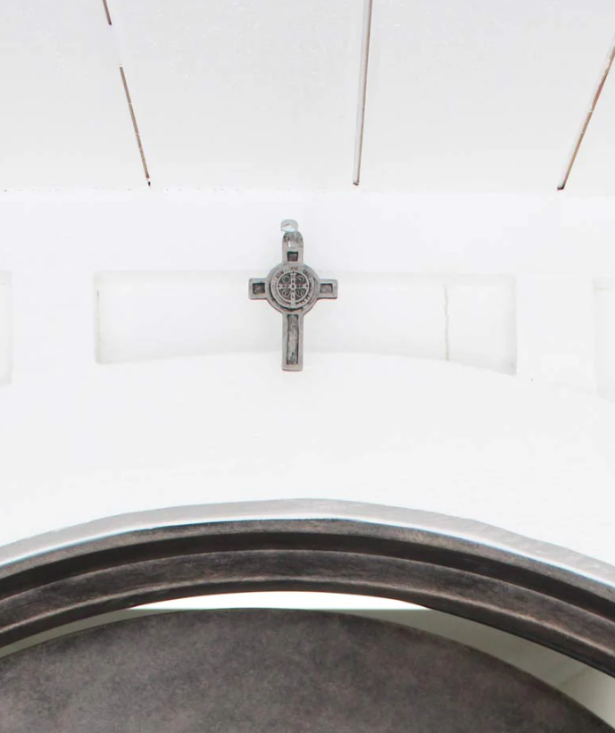 House Blessing Medallion - Saint Benedict Cross