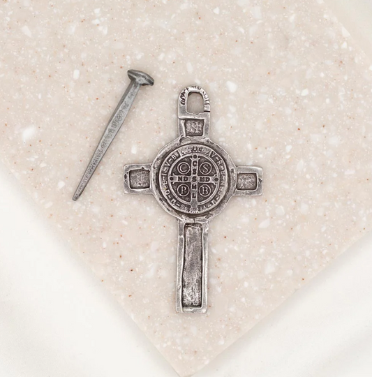 House Blessing Medallion - Saint Benedict Cross