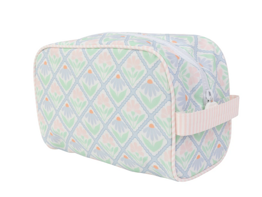Pastel Floral Dopp Kit