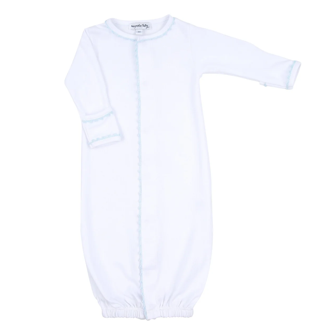 Baby Joy Converter with Blue Crochet Trim