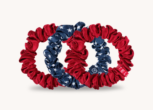 Independence Bae Small Silk Scrunchies
