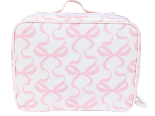Bows on White Lunch Box