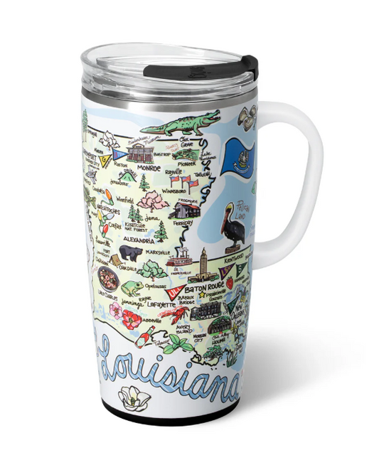 Louisiana Travel Mug 22oz