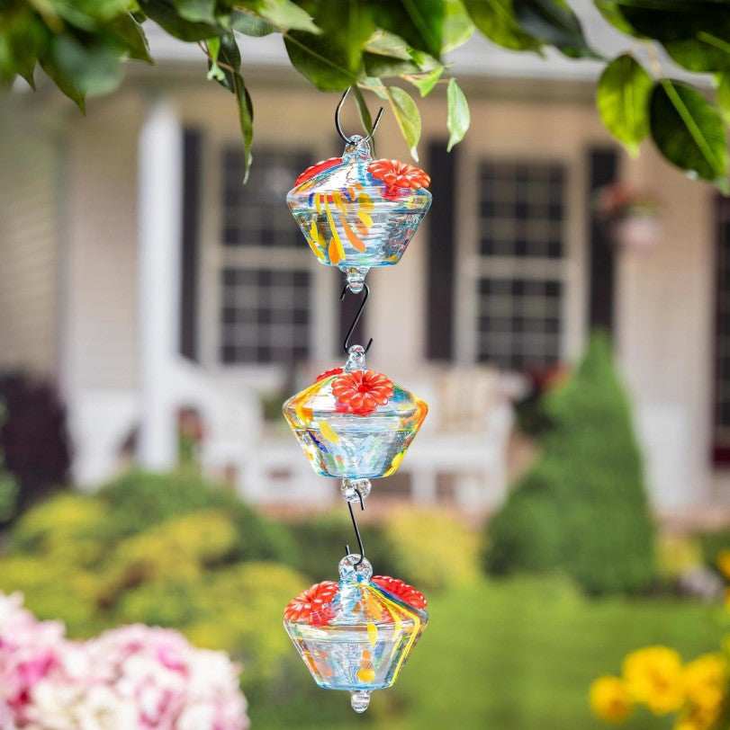 Hanging Chained Hummingbird Feeder