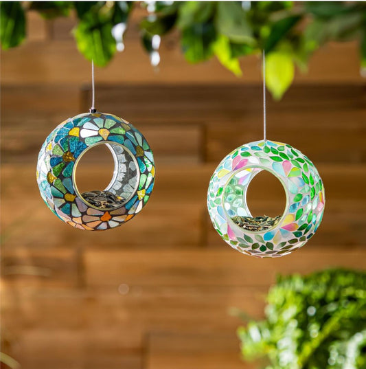 Mosaic Circle Birdfeeder