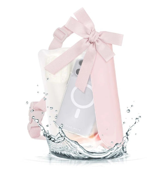 Case-Mate Ballet Pink Bow Waterproof Belt Bag