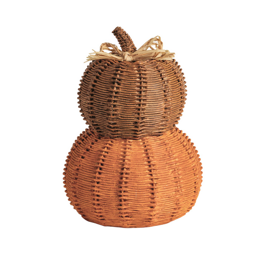 Woven Resin Pumpkin