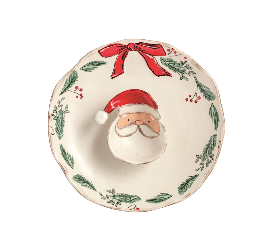 Santa Face Chip & Dip Set