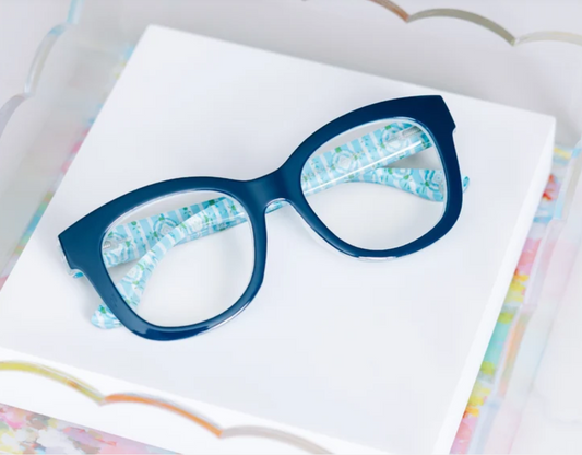 Center Stage Peepers X Laura Park- Navy & Chalet Charm