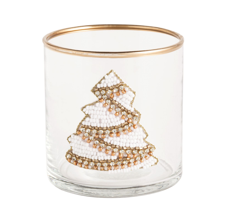 Beaded Tea Light Holder