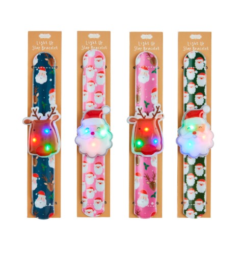 Christmas Light-Up Slap Bracelet