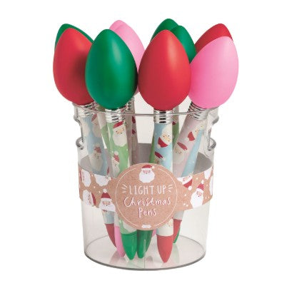 Christmas Bulb Light-Up Pens