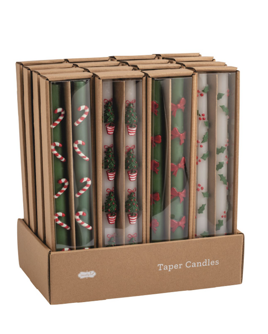 Christmas Taper Candle Sets