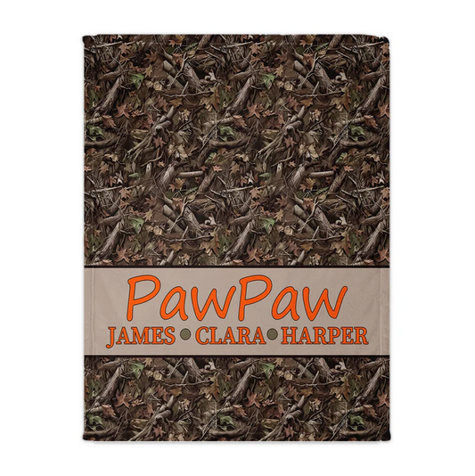 Camo Family Blanket