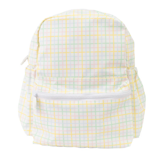 Multi Windowpane Backpack