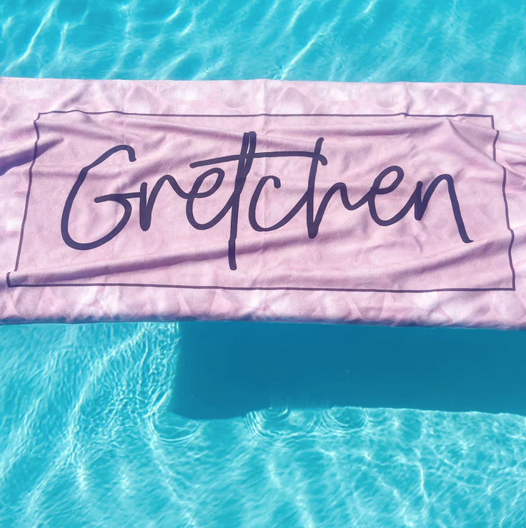 Pink Monochrome Towel