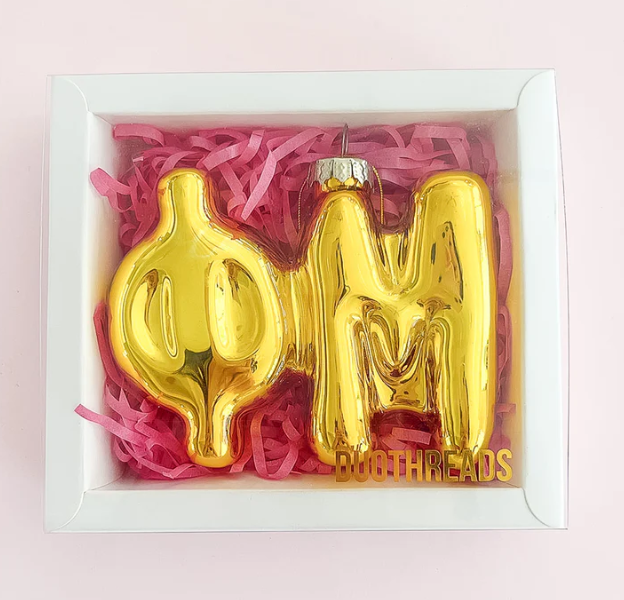 Sorority Bubble Letter Ornament