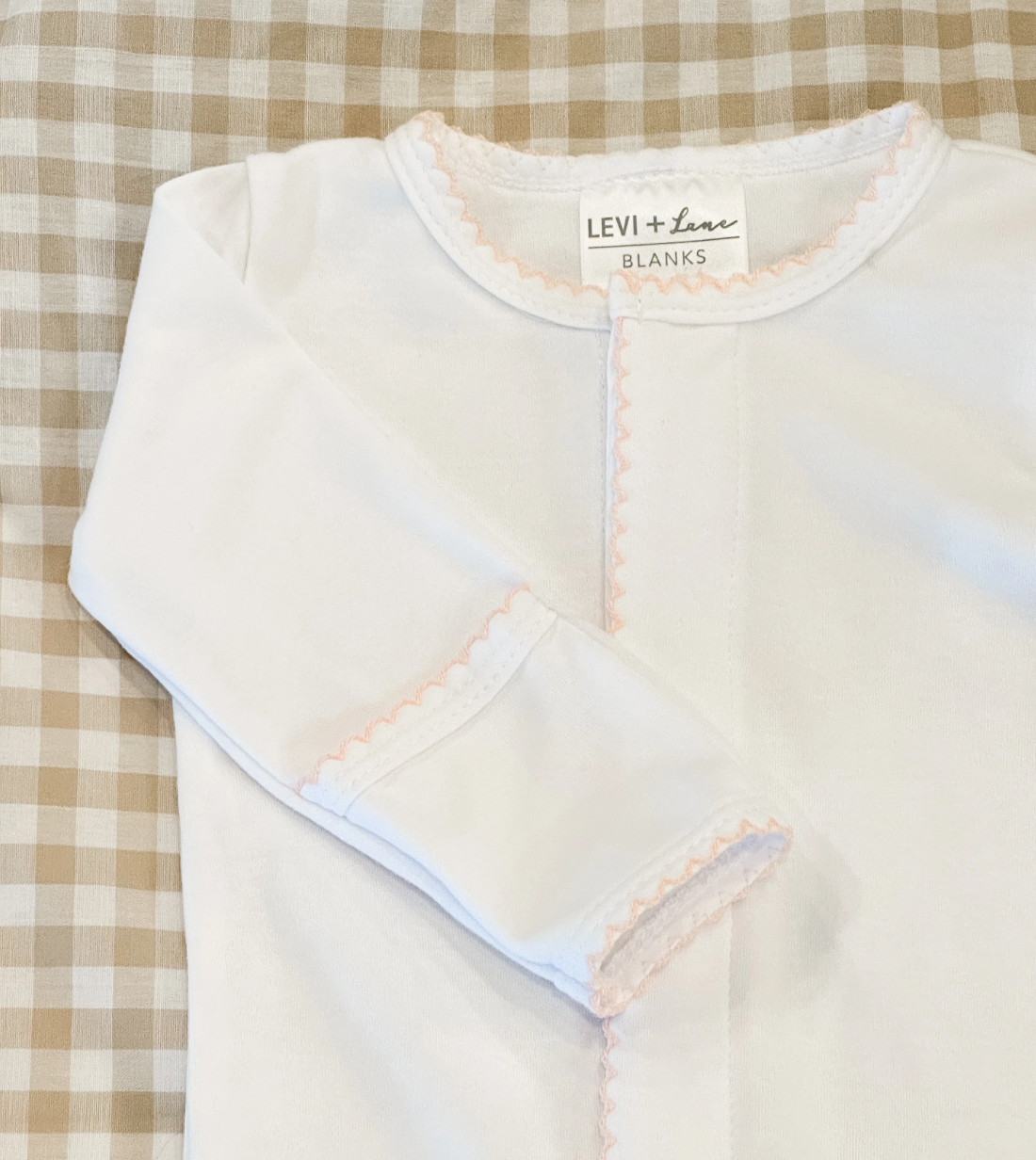 Picot Trim Cotton Footie