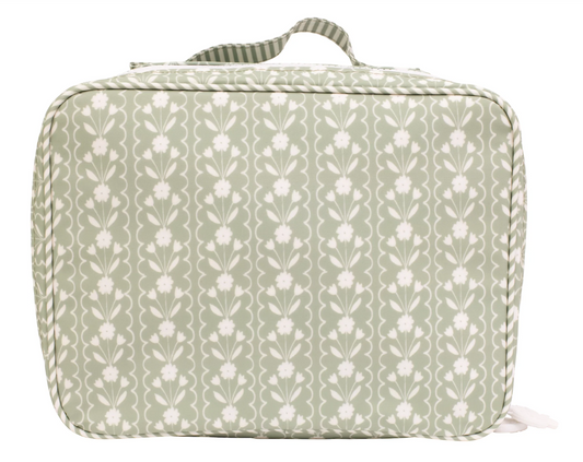 Sage Floral Lunch Box