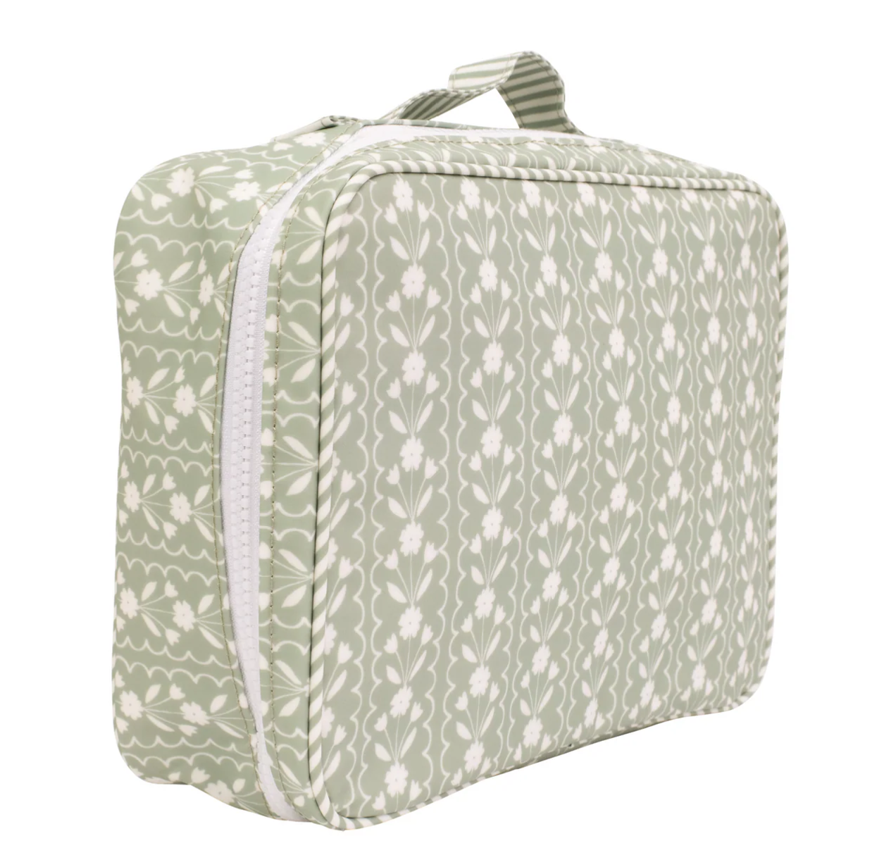 Sage Floral Lunch Box